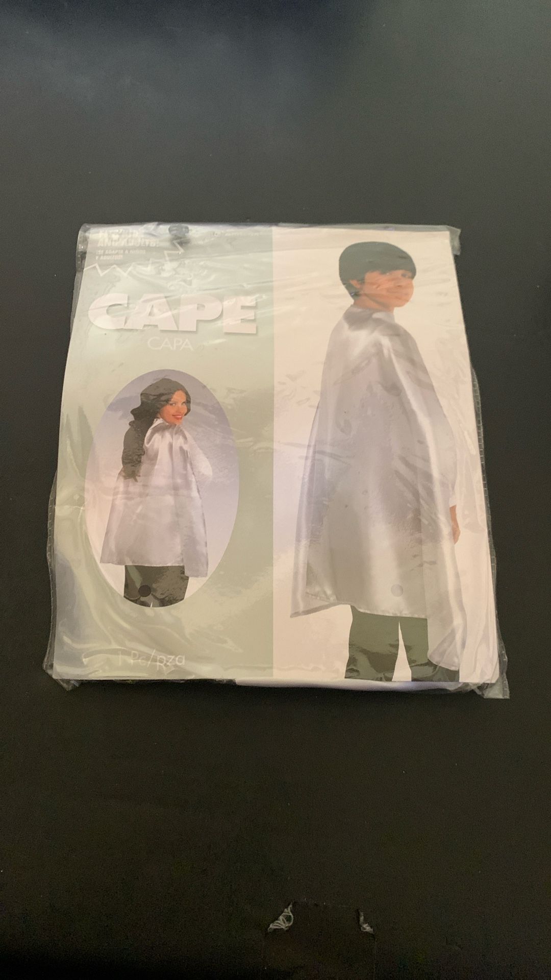 Silver Cape Costume 