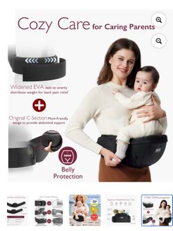 Momcozy Hip Seat Baby Carrier