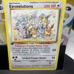 Pokémon – Eeveelutions (Custom Fan-Made Card)