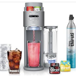 NEW Ninja Thirsti Max Sparkling Drink Maker Soda Machine Custom Hydration System WC