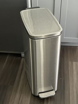 Stainless Steel Trash Can Foot Pedal Open