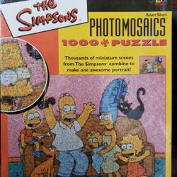 THE SIMPSONS Family Photomosaics 1000+ Piece Jigsaw Puzzle, FOX, Robert Silvers