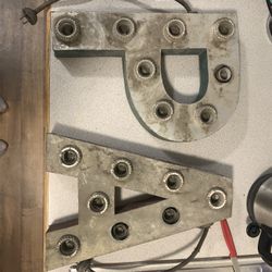 Vintage Marquee Light Up Letters 