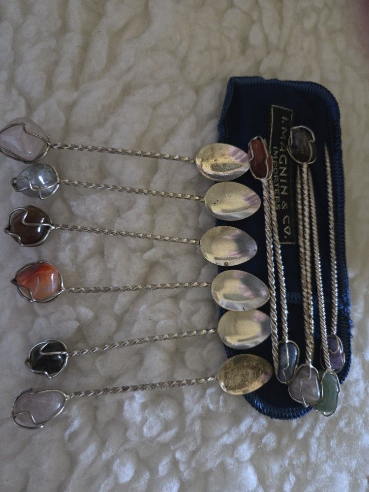 Sterling Silver Appetizer Spoons Picks