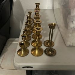 Gold Candle Stick Holders