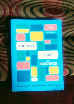 They say/ I say with readings