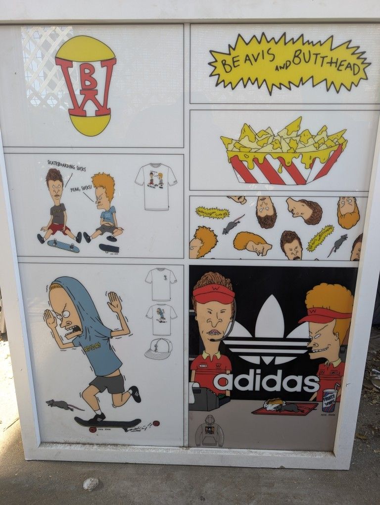 Beavis And Butthead Rare Display LED Sign