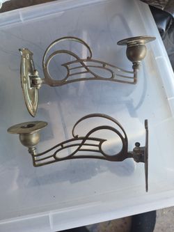 Brass Vintage candle holder