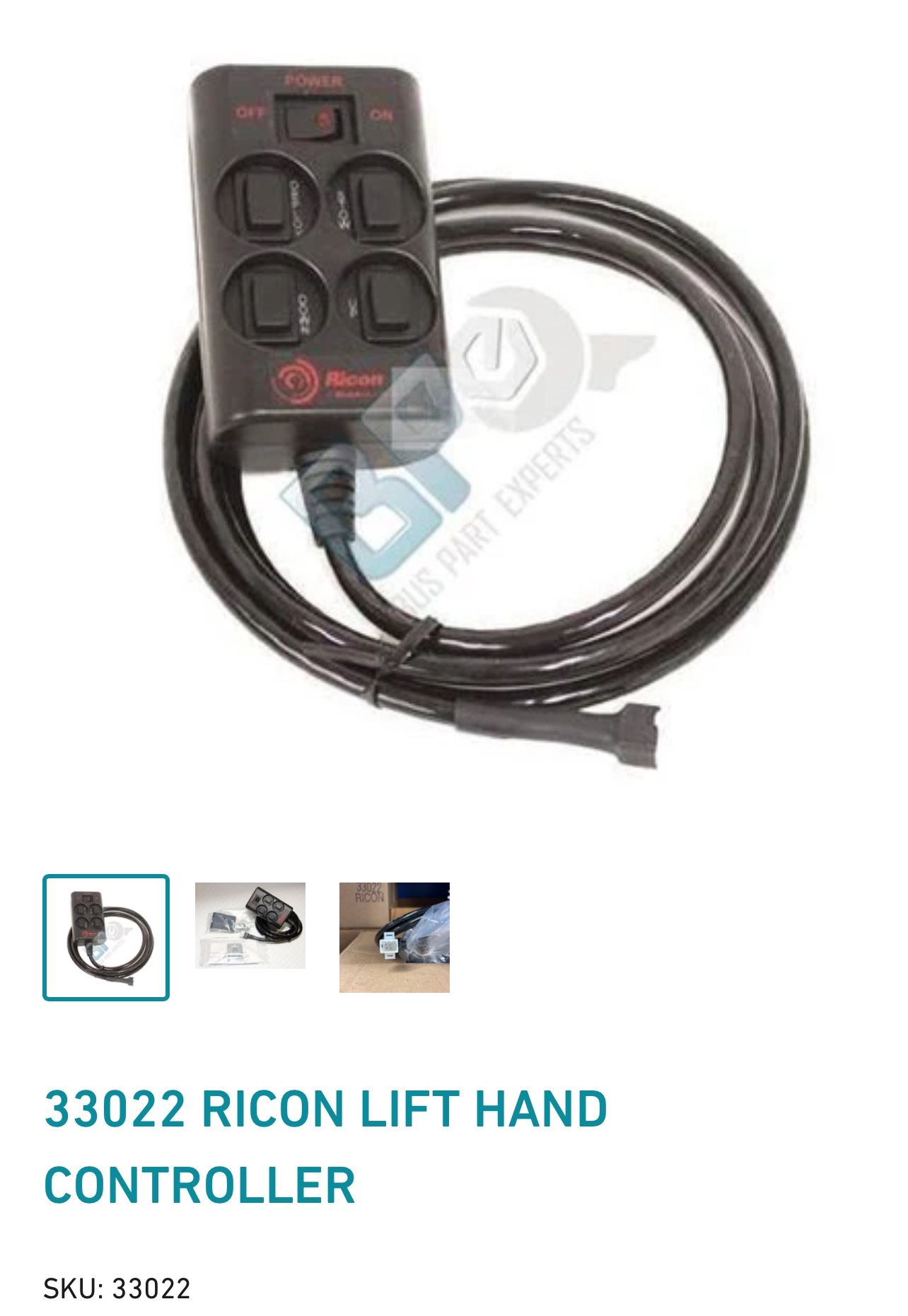 New Ricon Hand Lift Controller