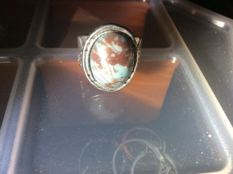 Costume jewelry turquoise and silver