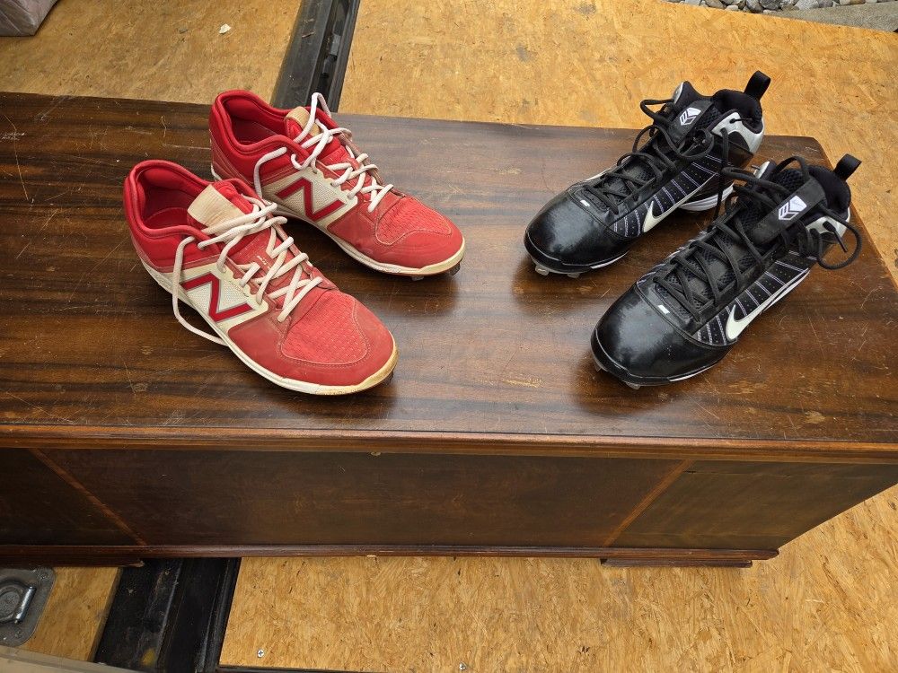 Baseball Cleats, Metal