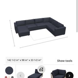 Sleeper Sectional With Storage