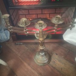 French Antique Church Candle Stick Holder