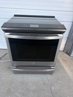 GE Stainless Steel Slide-In Electric Range