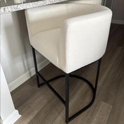  Modern 26” Counter Height Bar Stools (Set of 2) – Like New! 