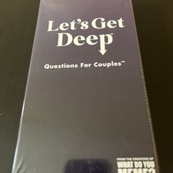 NEW Let's Get Deep - Questions For Couples Game 500 Cards (WHAT DO YOU MEME) 