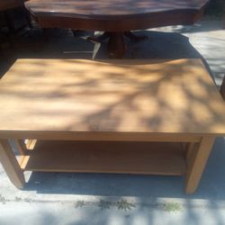 Wood  Cocktail Table.Heavy