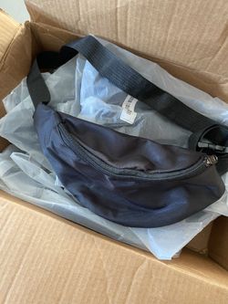15 - Black 2 Pocket Fanny Packs Belt Bag