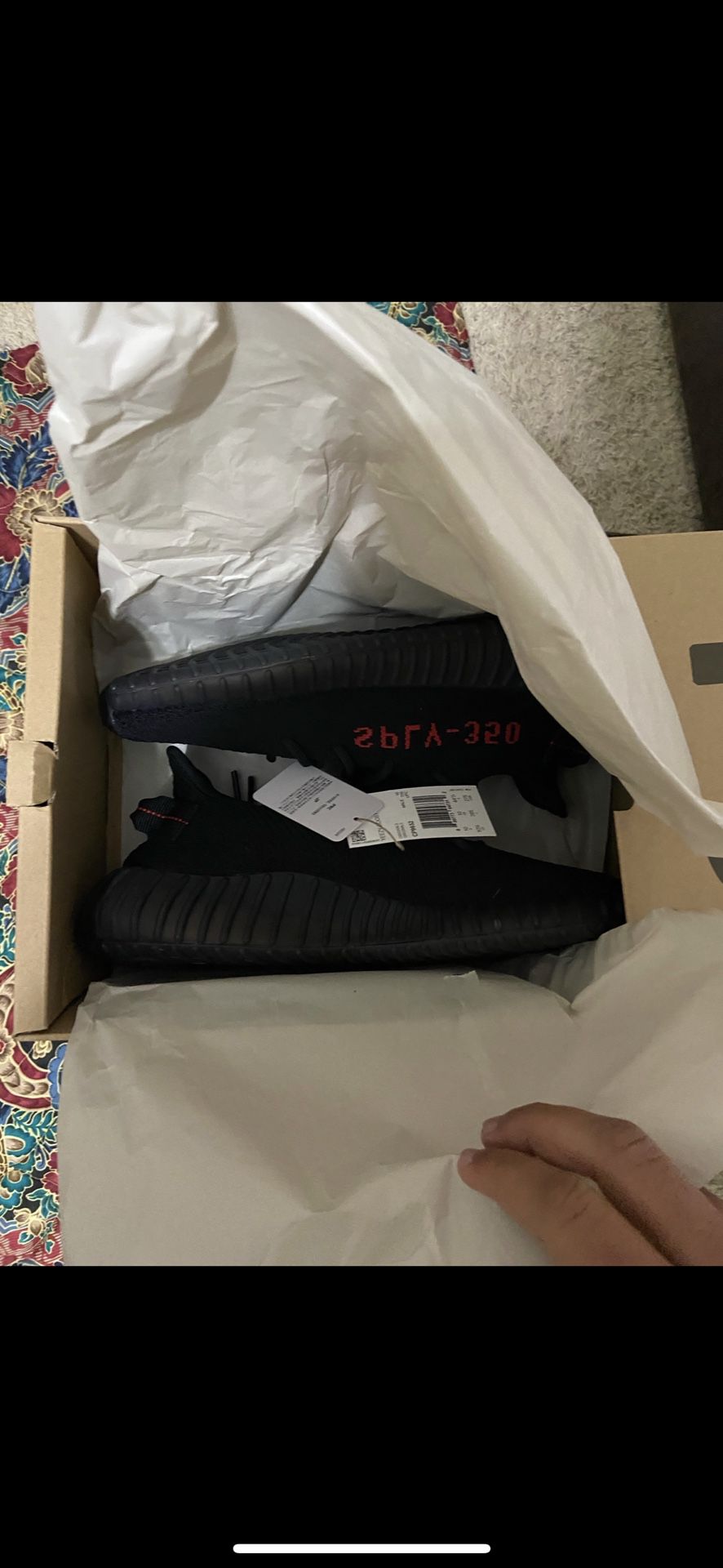 Adidas Yeezy Boost 350 V2 Black Red (2020) Size 11