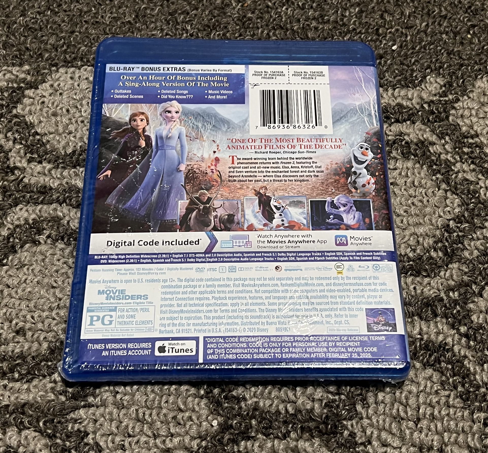 Frozen II (Blu-ray, 2019)