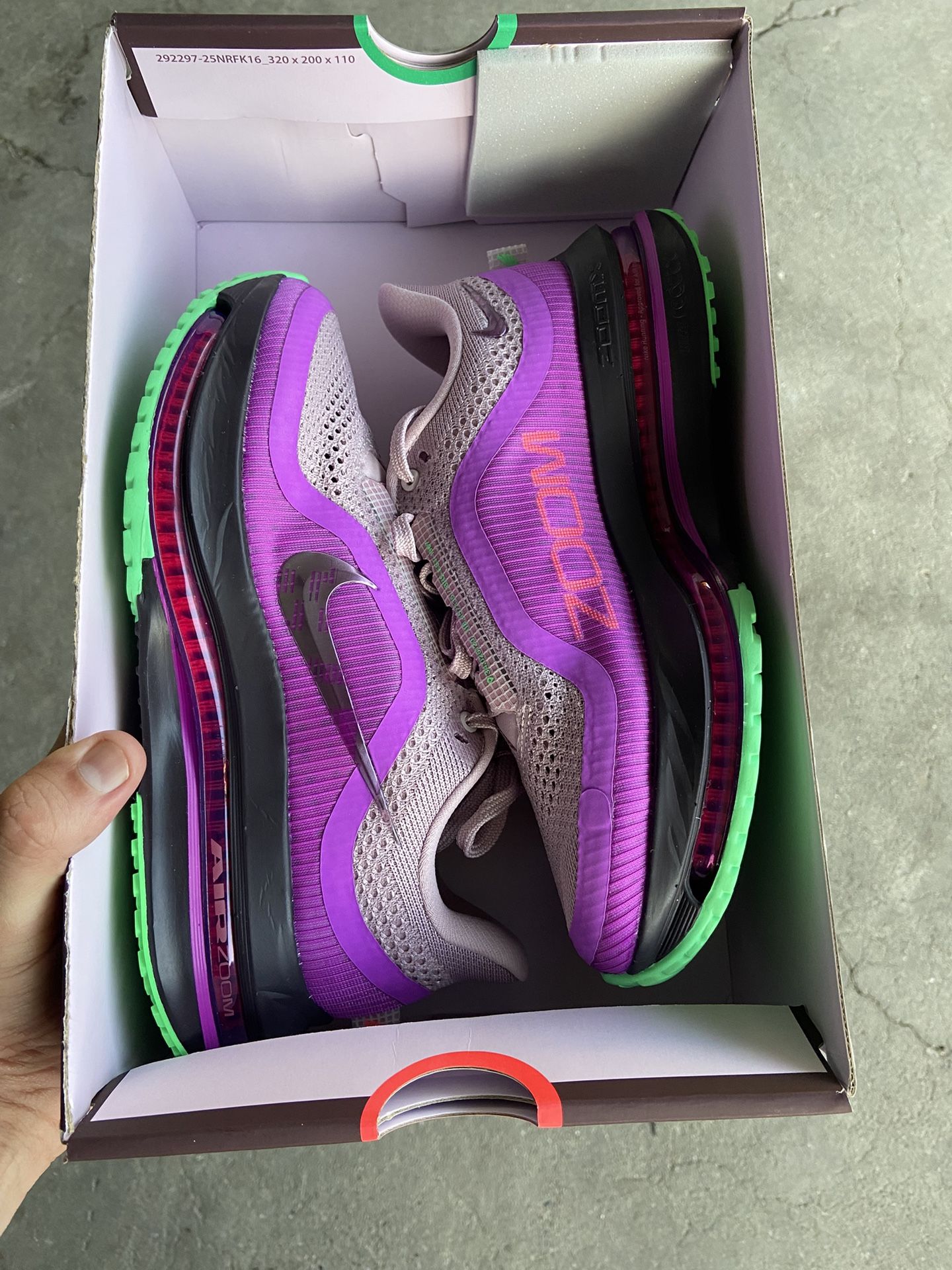 Nike Pegasus Premium Purple Burgundy Size 7 Women