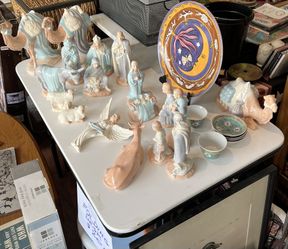 Beautiful Hand Painted Nativity