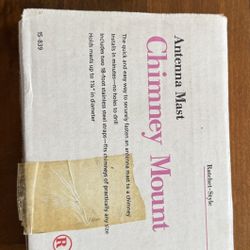 Antenna Mast Chimney Mount Kit and Digital Coax Splitter