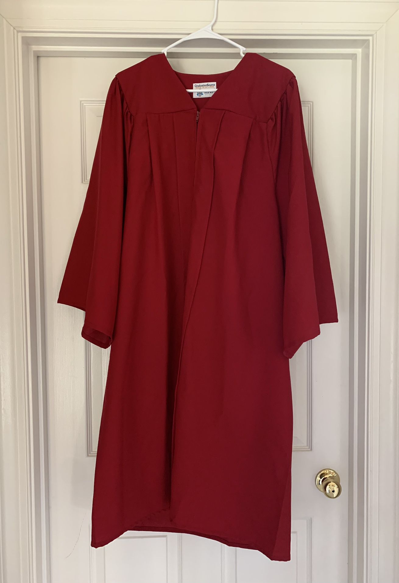 Like New Dark Red Graduation Gown