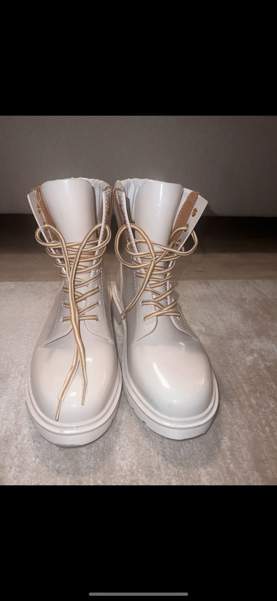 White Chloe Boots 