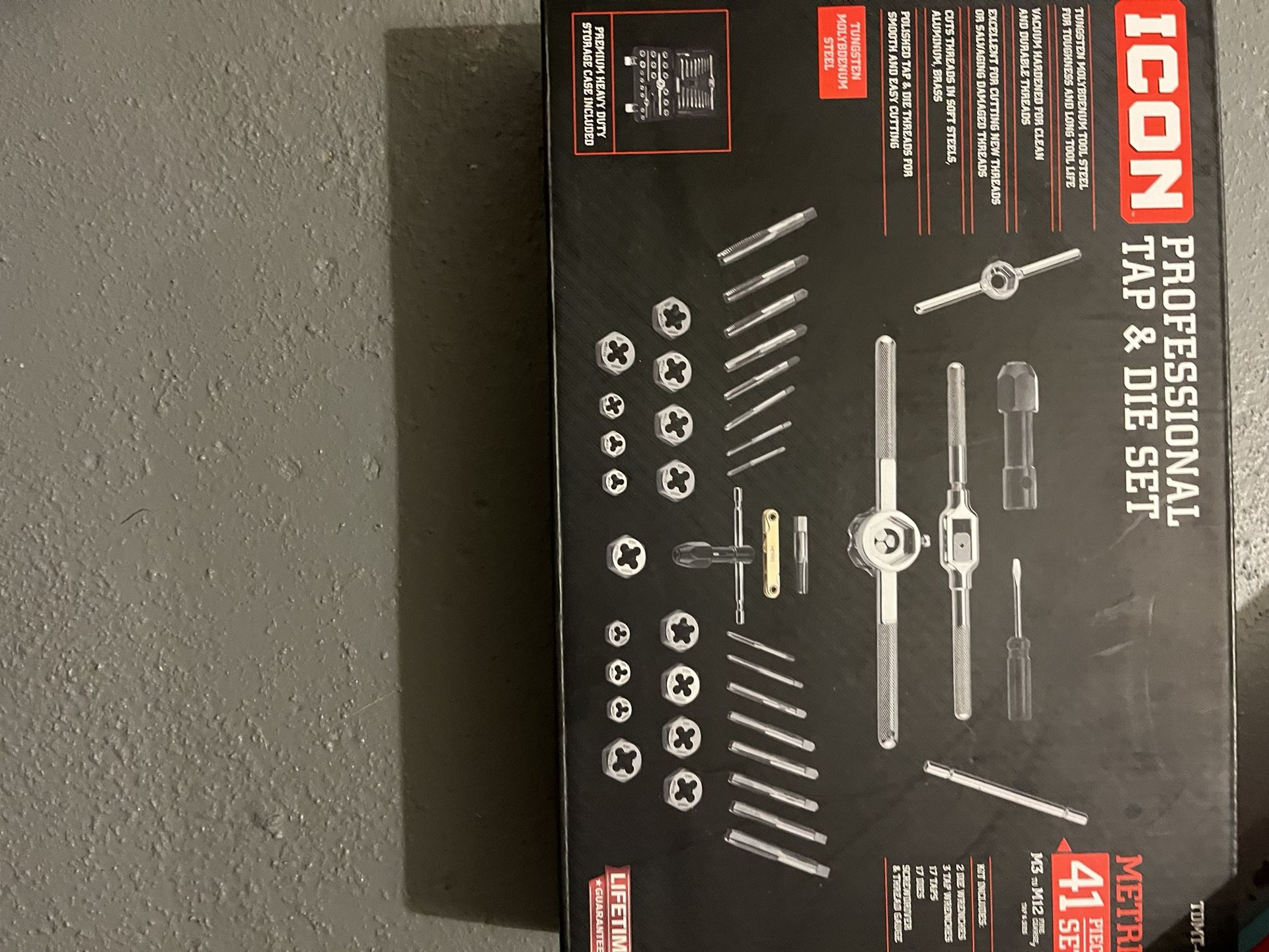 Icon Professional Tap And Die Set 41 Pc $80