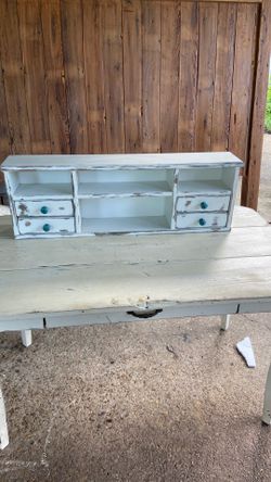 Small Shelf With Drawers Shabby Chic