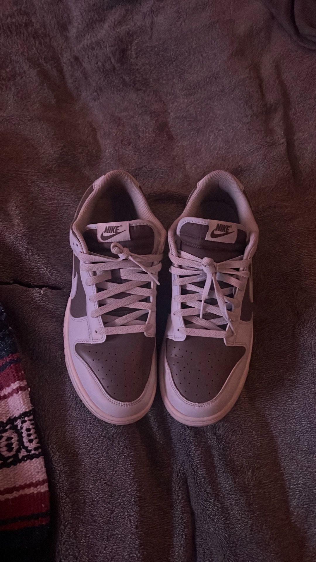 Nike Dunk low tops Dark grey and light grey size 11.5