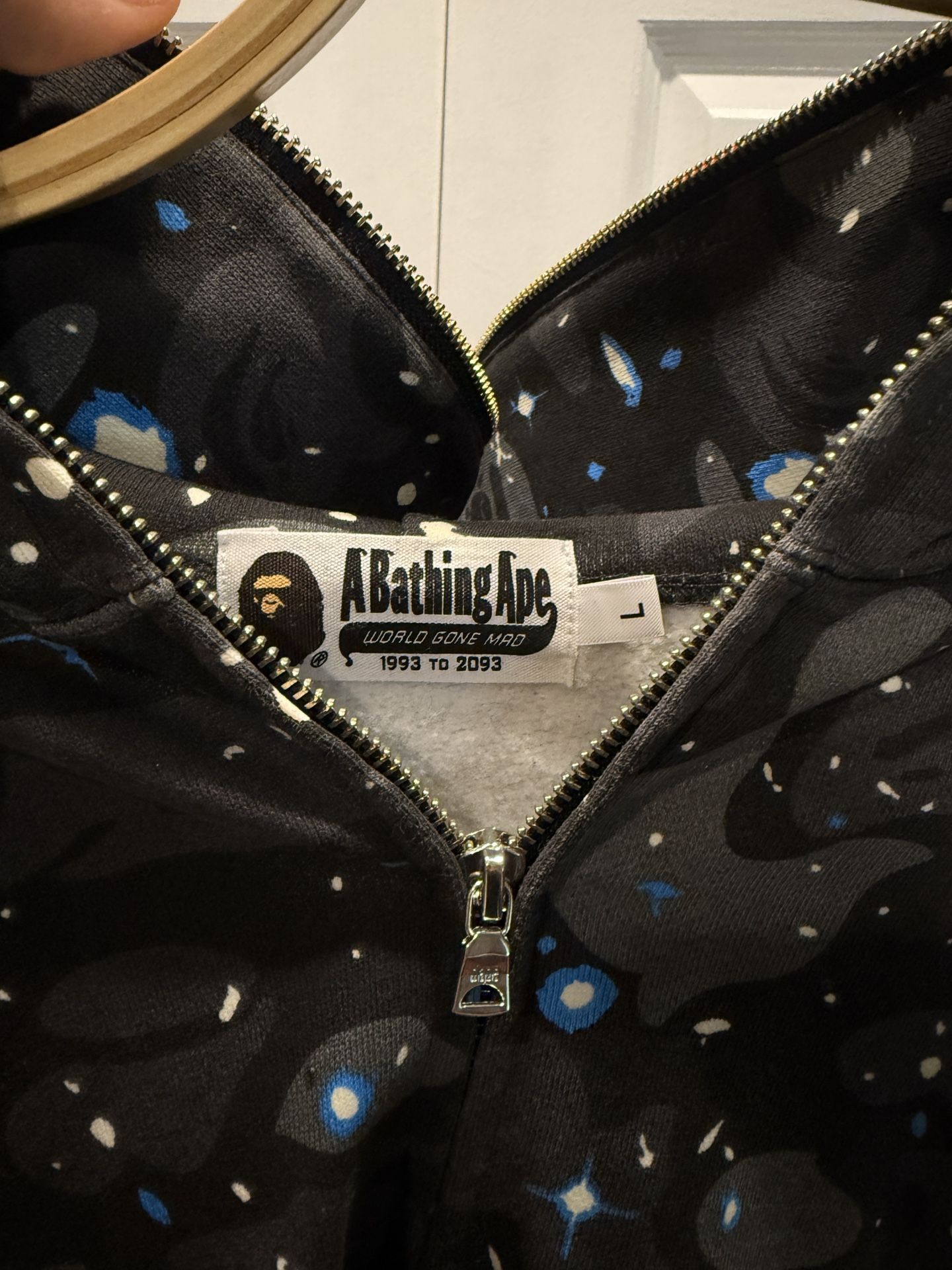 Bape Space Camo Shark WGM Full-Zip Hoodie