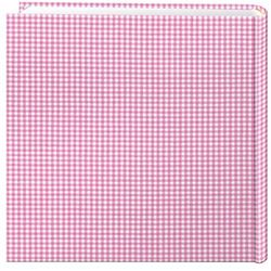 Hard Covered 12" x 12", Red Gingham Fabric, Memory Book/Photo Album Brand New 3 Quantity