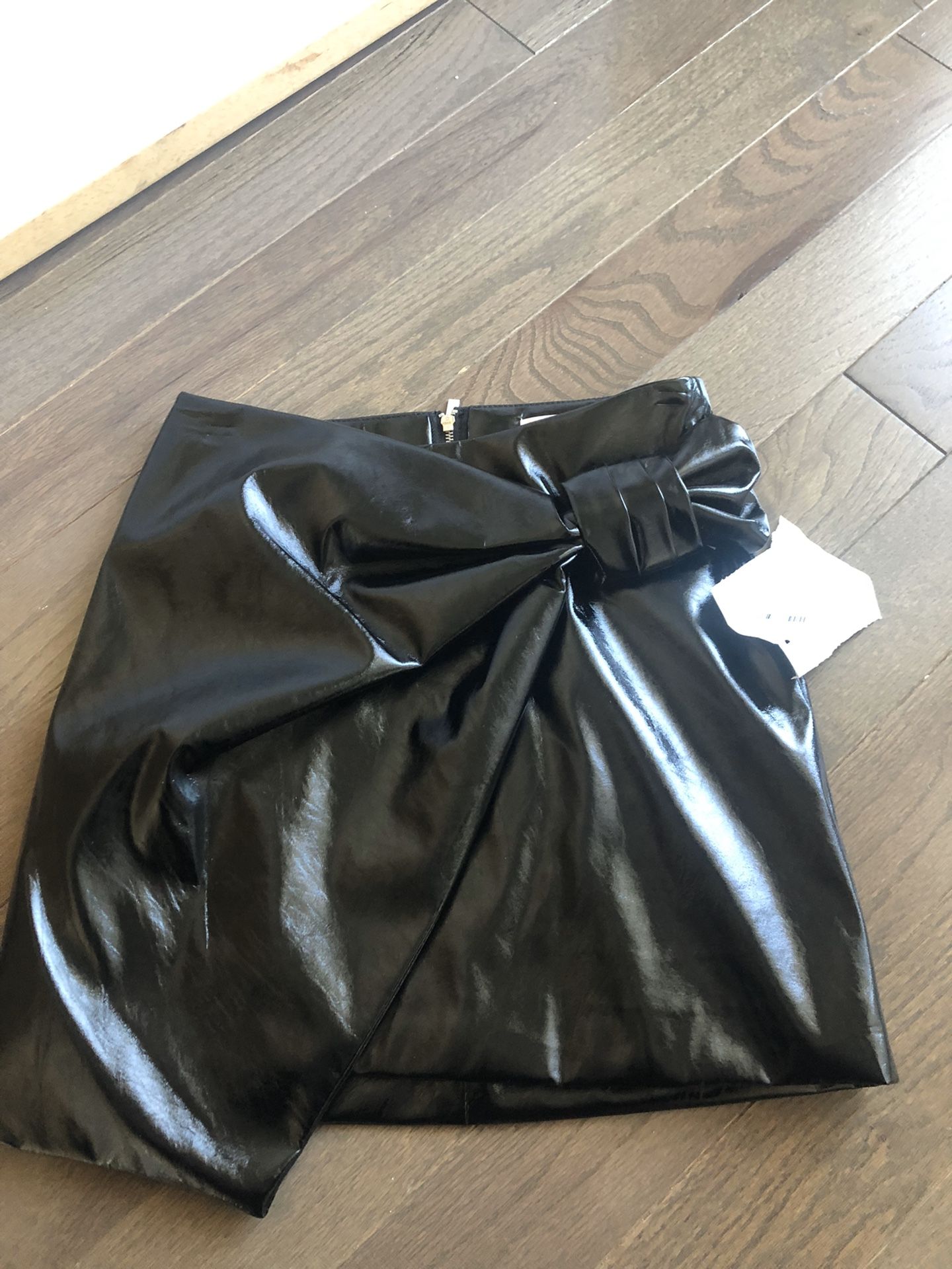 New Patton leather skirt size XS