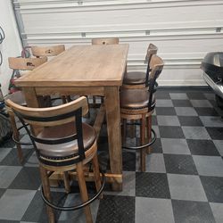 Tall Kitchen Table And Chairs