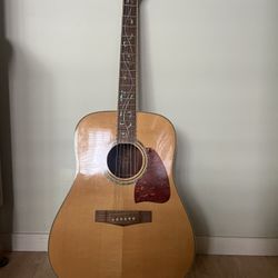Rare Ibanez Artwood Aw40 Acoustic Guitar 