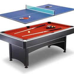Pool table & with tennis top