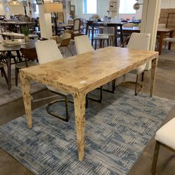 Burl Wood Dining Table