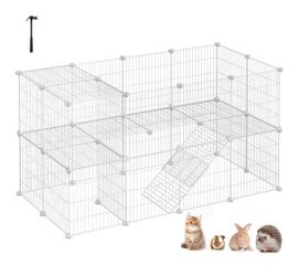 Modular metal wire pet playpen