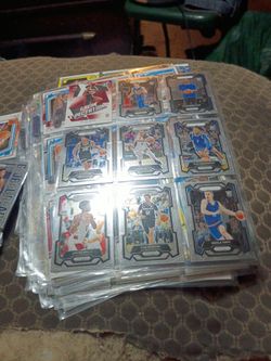 Basketball cards and Basketball cards and Soccer cards as well