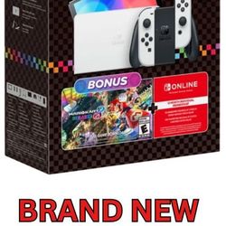 BRAND NEW Nintendo Switch OLED Model Mario Kart 8 Deluxe Bundle