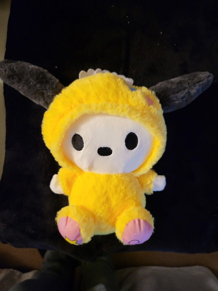 Hello Kitty Pom Pom Dog Plush
