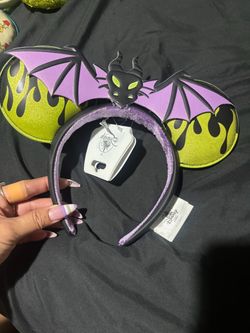 Disney Maleficent Mickey Ears Headband