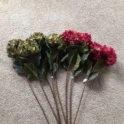 Pier 1 Artificial Hydrangea Flowers New