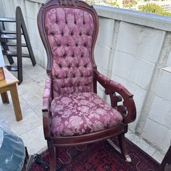 Tufted Rocking Chair 