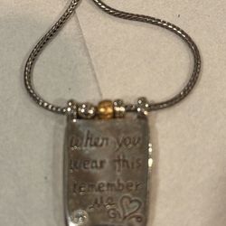 Brighton heart pendant with their inscription