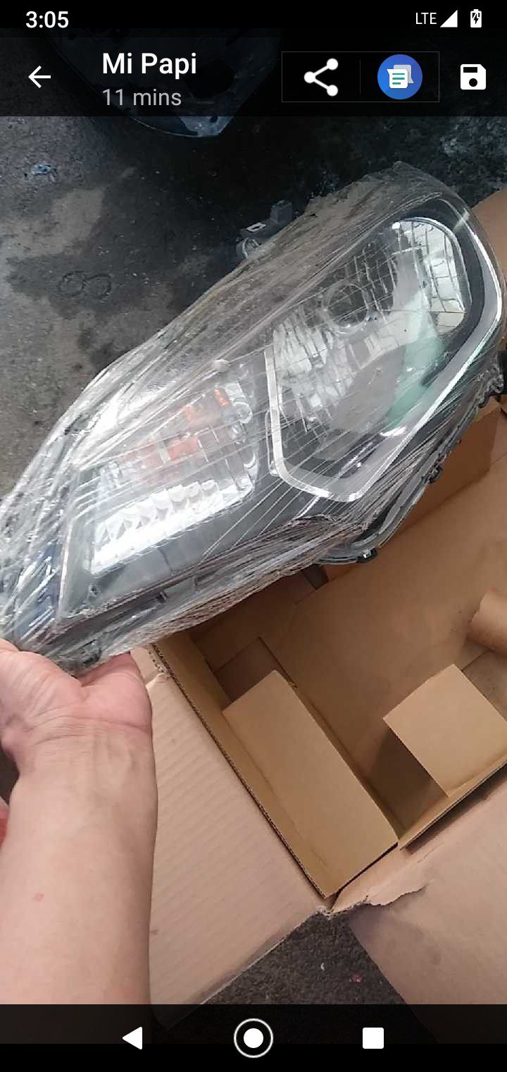 2015 Honda Fit headlight