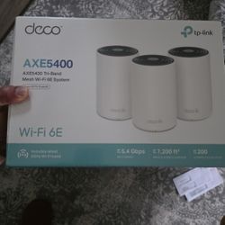 Deco AXE5400 TP Link WI-FI6E