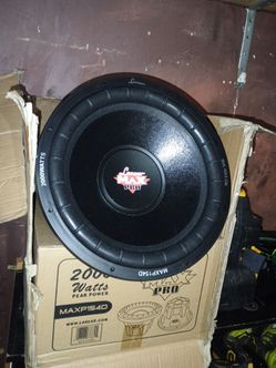 Lanzar 15" woofers $80 for both new